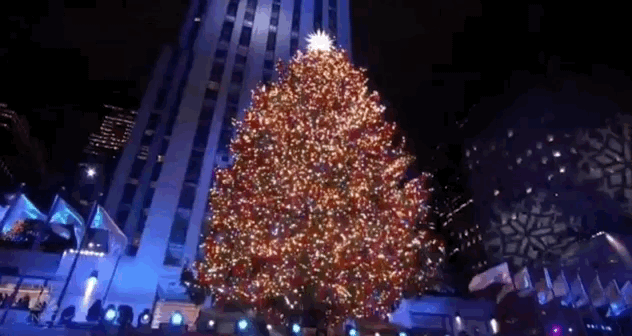 Christmas In Rockefeller 2018 GIF by NBC