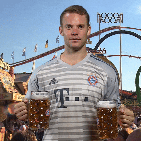 Happy Manuel Neuer GIF by FC Bayern Munich - Happy Manuel Neuer GIF by FC Bayern Munich