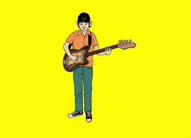 guitar player party GIF by Peter Bjorn and John