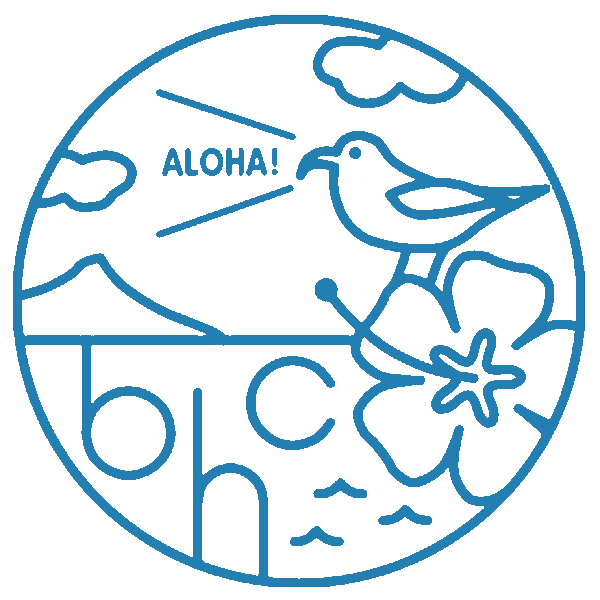 Aloha Blueheaven Sticker by BLUE HEAVEN COMPANY