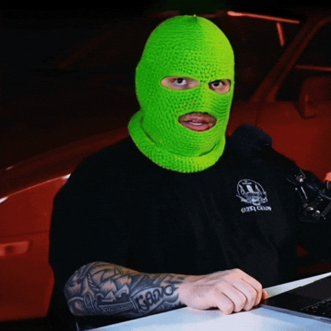 Big Head Face GIF