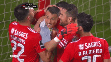 group hug celebration GIF by Sport Lisboa e Benfica