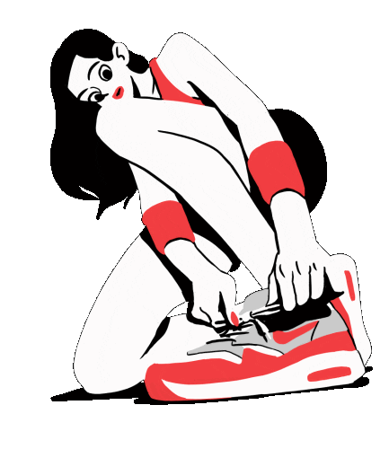 Girl Shoes Sticker by KIM JUNGYOUN