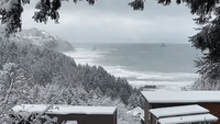 Winter Storm Freezes Southern Oregon Coast