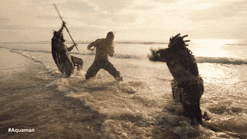 Fight Beach GIF by Warner Bros. Pictures