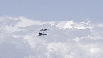 Flying Fighter Plane GIF