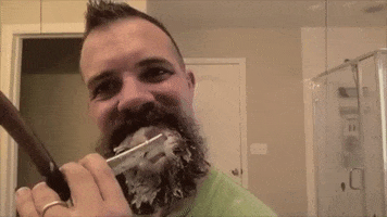 Beard Shaving GIF by Storyful