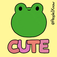 Frog Blushing GIF by Timothy Winchester