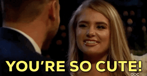 So Cute Episode 1 GIF by The Bachelor - Find & Share on GIPHY