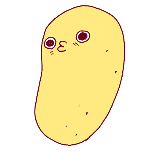 Sweet Potatoes Selfie Sticker by Alice Socal for iOS & Android GIPHY