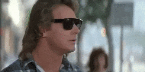 put on sunglasses gif