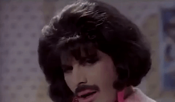 Freddie Mercury Wink GIF