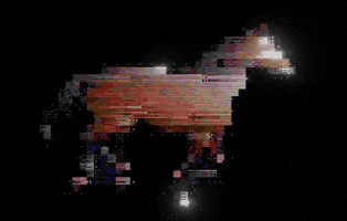 Glitch Horse GIF by PERFECTL00P