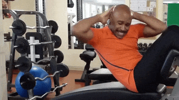 work out eating GIF by Robert E Blackmon