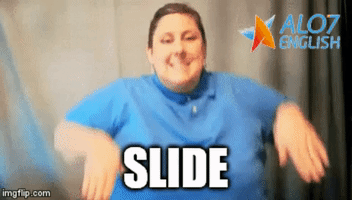 slide total physical response GIF by ALO7.com