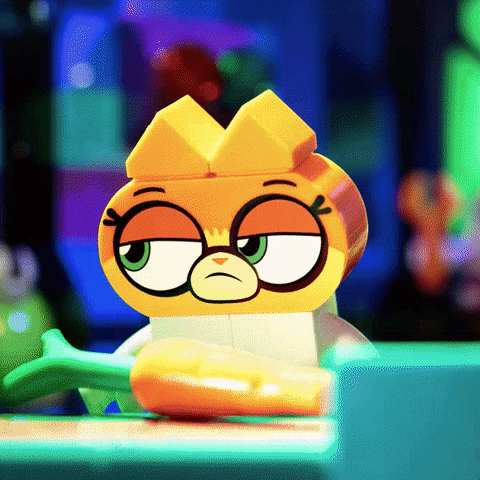 Don'T Care Fox GIF by LEGO
