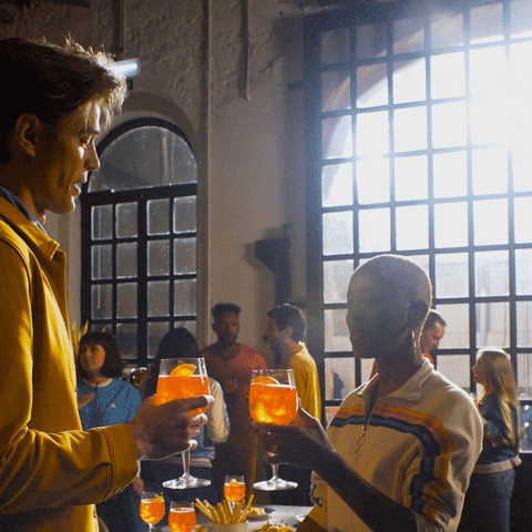 cheers GIF by AperolSpritzOfficial