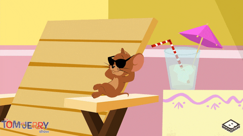 Sunbathing Tom And Jerry GIF - Find & Share on GIPHY