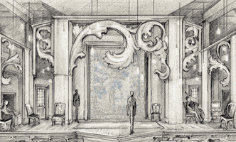 set design theatre GIF by Folger Shakespeare Library