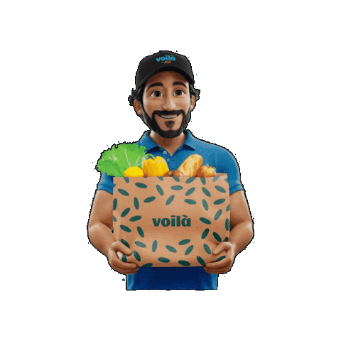 Delivery Groceries Sticker by VoilàbySobeys