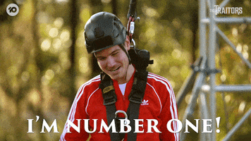 Im Number One GIF by The Traitors Australia