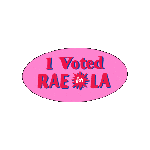Los Angeles Mayor Sticker by RAE FOR LA 2026