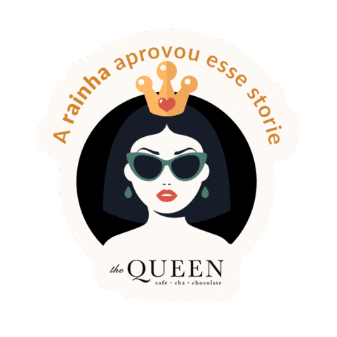 thequeencafe Sticker