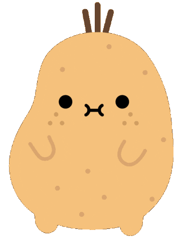 Potato Sticker by Noodoll