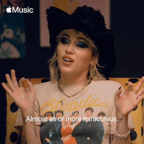 Wondering Miley Cyrus GIF by Apple Music
