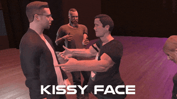3d kiss GIF by Studio Capon