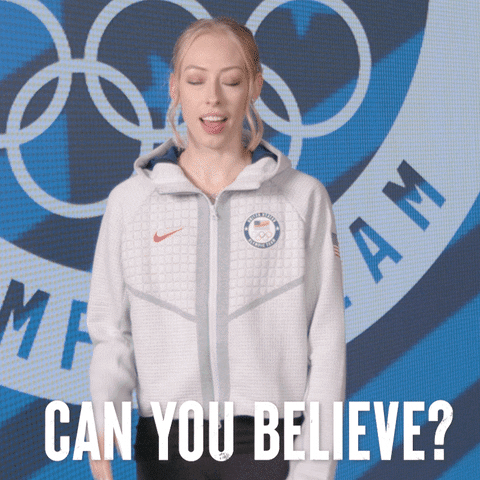 Can You Believe Figure Skating GIF by Team USA