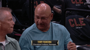 cleveland indians celebrity GIF by NBA