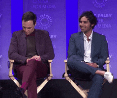 big bang laughing GIF by The Paley Center for Media