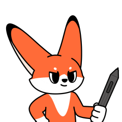 Fox Sticker by XPPen
