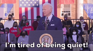 Speak Out Joe Biden GIF by GIPHY News
