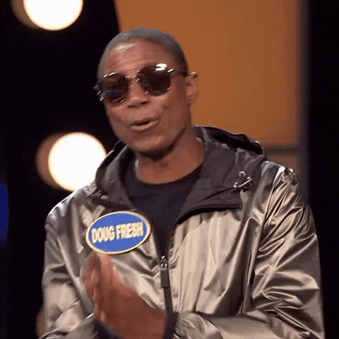 Excited Celebrity Family Feud GIF by ABC Network