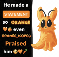 Orange Isopod GIF