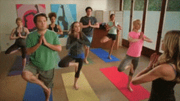 yoga fail GIF