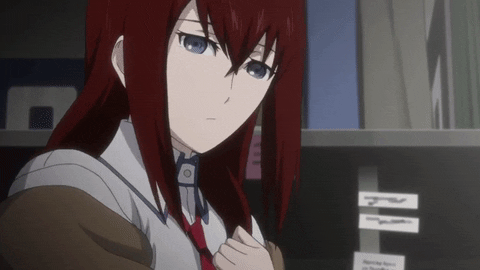 waving steins;gate GIF by Funimation