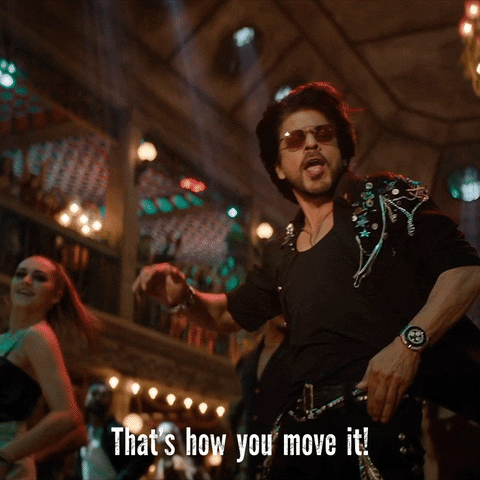 Shah Rukh Khan Dance GIF by Red Chillies Entertainment