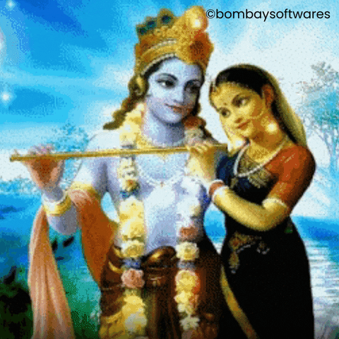 Jai Shri Krishna Govinda GIF by Bombay Softwares