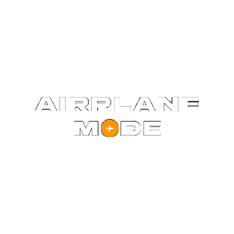 Airplane Mode Sticker by Sloane Skylar