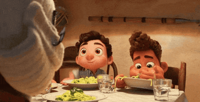Eating GIF