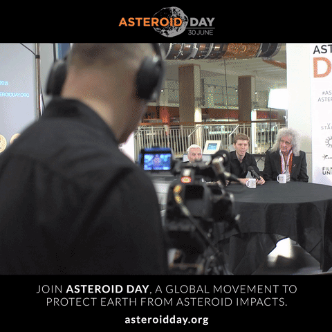 asteroidday  GIF