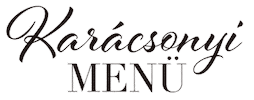 Menu Karacsony Sticker