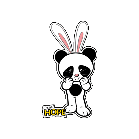 Panda Coelho Sticker by CasaHope