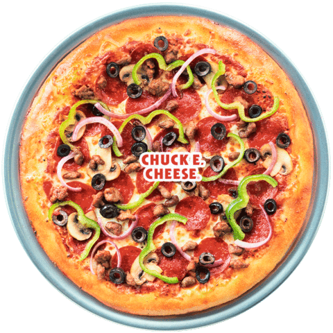 Chuck E Cheese Pizza Sticker by SS AMSTERDAM BP