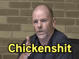 Chickenshit GIF by Get The Coast