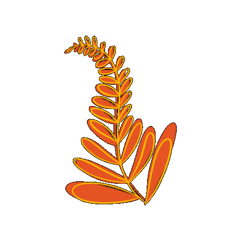 Flor Hojas Sticker by Alejandro Eder