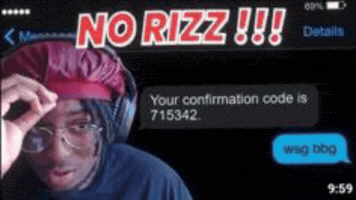 No Rizz GIF